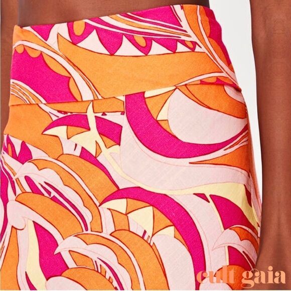 CULT GAIA **NWT** Laith Midi Skirt in Persian Paisley Rose - Fuchsia - Picture 11 of 14